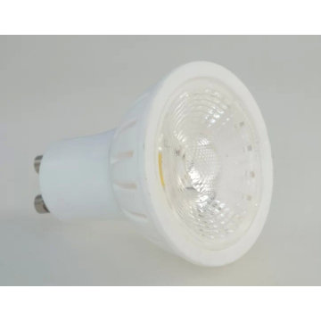 New White Ceramic GU10 COB 5W LED Downlight